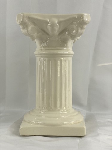 Architectural Column In Glazed Ceramic 1970’s Modern Sophistication 8” - Picture 3 of 12
