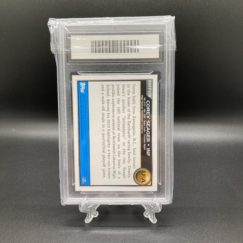 2010 Corey Seager Bowman Draft Picks & Prospects Rookie RC #BDPP108 Grade 10 - Picture 6 of 12