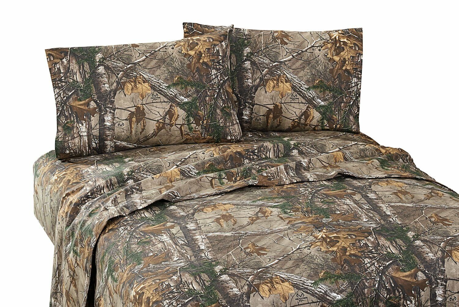 Camo Trees Xtra by Realtree Bedding Sheets Window Coverings Shower Curtain Popularne oferty