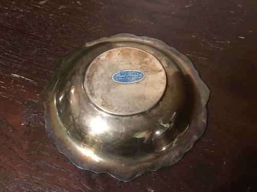 VINTAGE REED & BARTON SILVER PLATED CANDY DISH -- #1100 TARA HALL COLLECTION - Picture 5 of 9