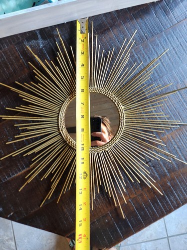 Pier One Petite Gold Metall Starburst Spiegel 15 Zoll  - Bild 5 von 5