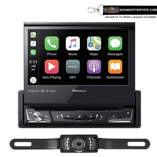 Pioneer AVH-3500NEX DVD Receiver w/ Bluetooth with License Plate Style Camera