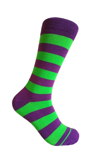 Calcetines de vestir de trébol irlandés verde trébol día de San Patricio para hombre - Imagen 9 de 9