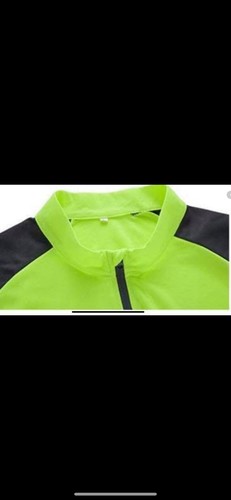 Reflective Short Sleeve Cycling Jersey Quick Dry Breathable Size Large - Picture 8 of 9