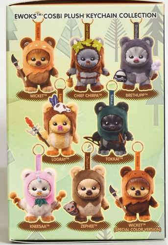 Hot Toys Cosbi Wicket Plüsch Puppe Schlüsselanhänger Star Wars Celebration Japan Variante - Bild 26 von 39