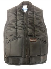 RefrigiWear Insulated Vest Iron-Tuff 0399RNAVMED Black Sz Med