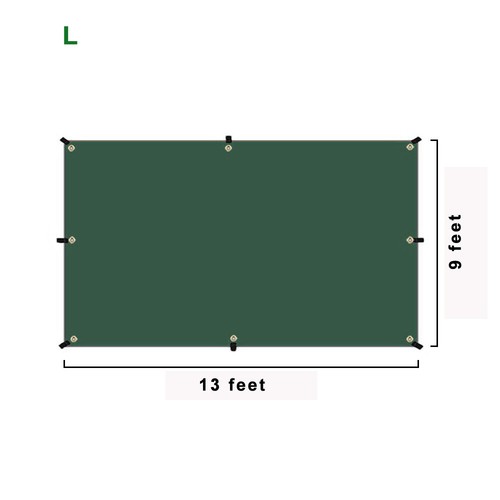 Waterproof 2-3 Person Tent Backpacking Camping Tents Tarp Shelter Footprint - Picture 23 of 23