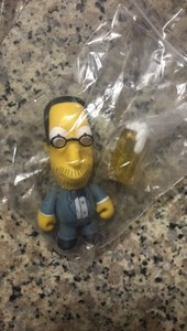 Kidrobot-THE-SIMPSONS-MOE-039-S-TAVERN-Mini-Series-JOEY-JR-Figure-no-box