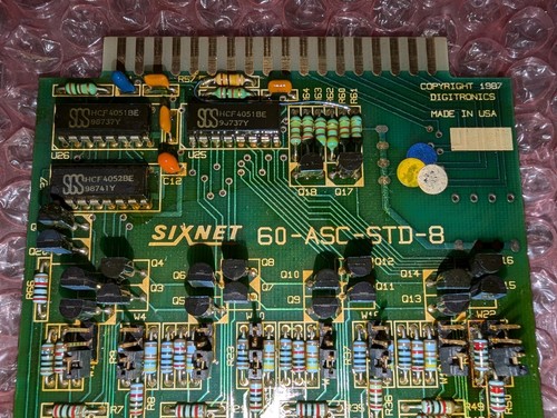 Placa de circuito módulo PCB Digitronics Sixnet 60-ASC-STD-8 - Imagen 2 de 9