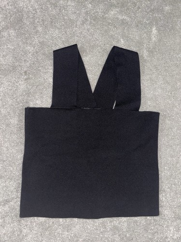 House of Harlow 1960 x Revolve Wide Strap Knit Crop Top Black Xs EUC