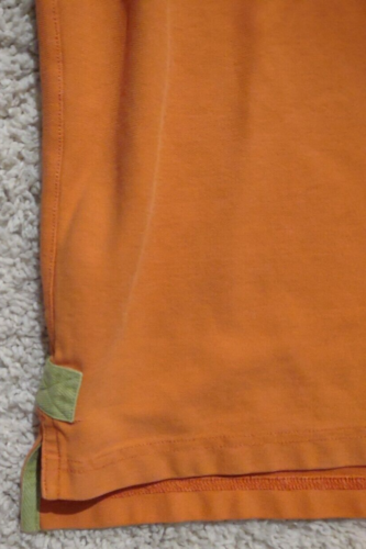 Orvis Men's Size XL Polo Shirt Orange Short Sleeve Heavy Cotton Fishing Outdoor - Picture 7 of 12