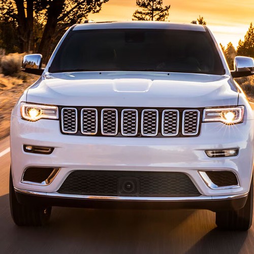 Juego de marco de inserciones de rejilla delantera de panal de malla cromada para Jeep Cherokee 2019~2022 - Imagen 2 de 10