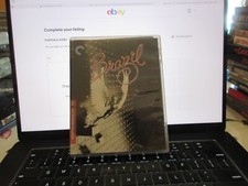 Brazil (Criterion Collection Blu-ray 2 discs 1985) Gilliam MINT DISCS W/BOOK