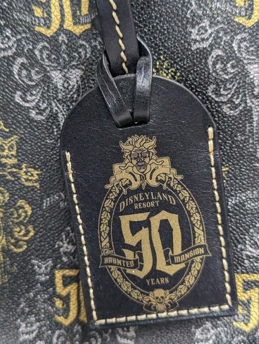 DOONEY & BOURKE Disney 50th Anniversary Haunted Mansion Zip Tote Bag Purse NWOT - Picture 3 of 11