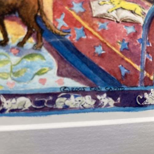 2er Set signierte Drucke von Cori Caputo ~ skurril ~ Kinder ~ 5x7 Druck in 8x10 Passepartout - Bild 4 von 5