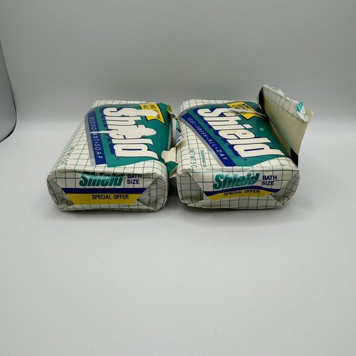 Lot Of 2 Vintage Shield Deodorant Bath Bar Soap Discontinued 5oz Sealed NOS - Picture 5 of 8