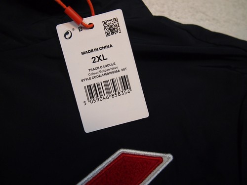 Chaqueta Track Cagoule Windbreaker de Superdry nueva con etiquetas XXL azul marino - Imagen 5 de 11