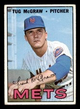 1967 Topps Baseball #348 Tug McGraw GD *d2
