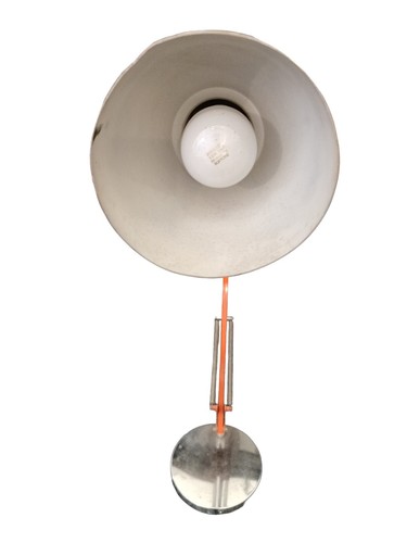 Lampada Anni 70 Vintage da scrivania in metallo braccio Estensibile - Foto 3 di 10