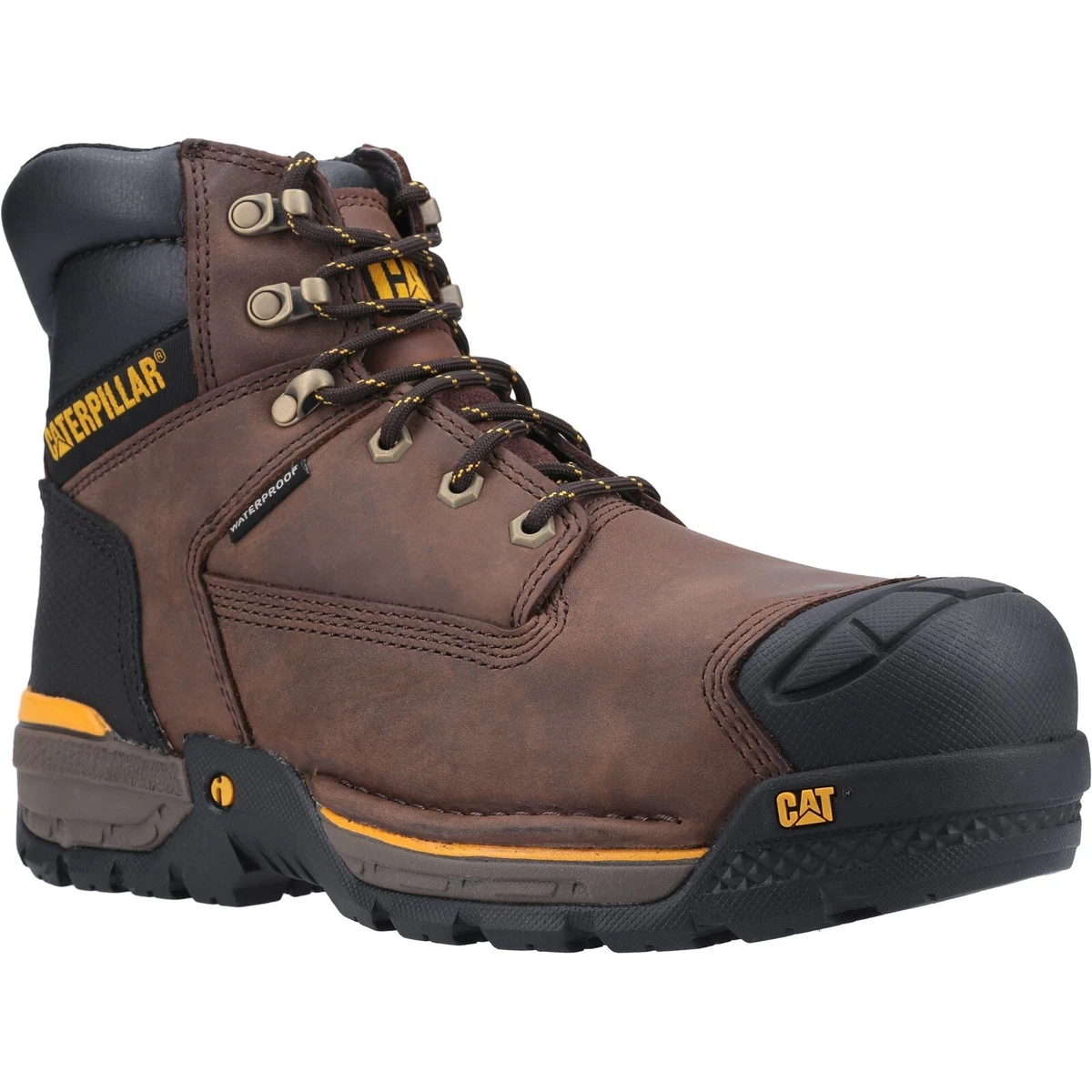 Caterpillar CAT Spiro Lace Up Waterproof Safety Work Boot