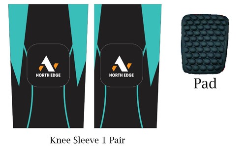 Knee Compression Sleeve (Pair) - Best Knee Brace for Knee Pain - Picture 12 of 21