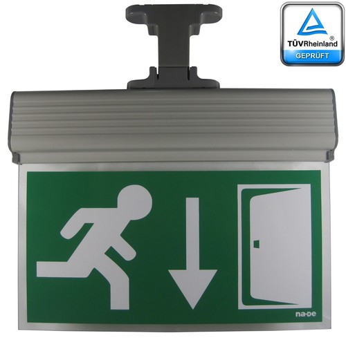 LED Fluchtweg Notleuchte Notlicht Fluchtwegleuchte Notausgang Notbeleuchtung NEU - Bild 4 von 7