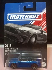 Matchbox 2018 Ford Mustang Convertible New American Convertibles Series #5/6 New