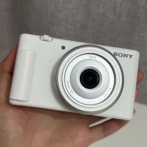 Sony ZV-1F White Vlogging Camera 4K Vlog Compact Digital Camera English