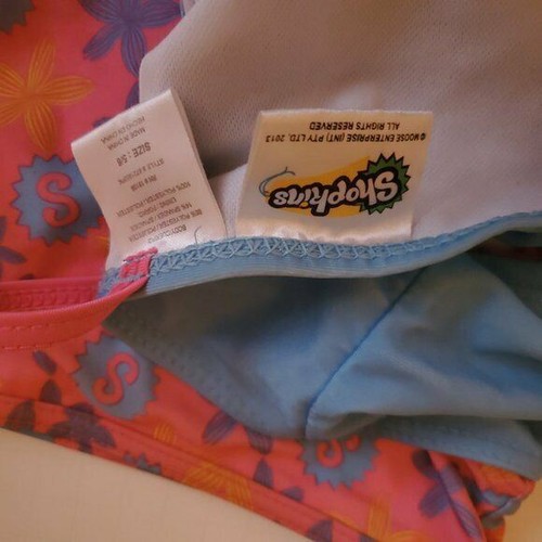 Shopkins Bikini Swimsuit 2 Piece Ruffle 5 6 Years - Picture 8 of 8