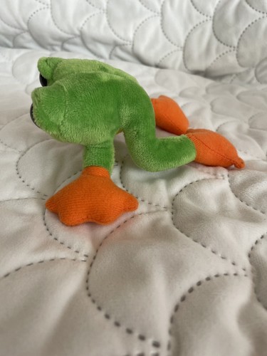 Wishpets Baumfrosch grün mit großen Augen Stofftier Plüsch - Bild 4 von 6