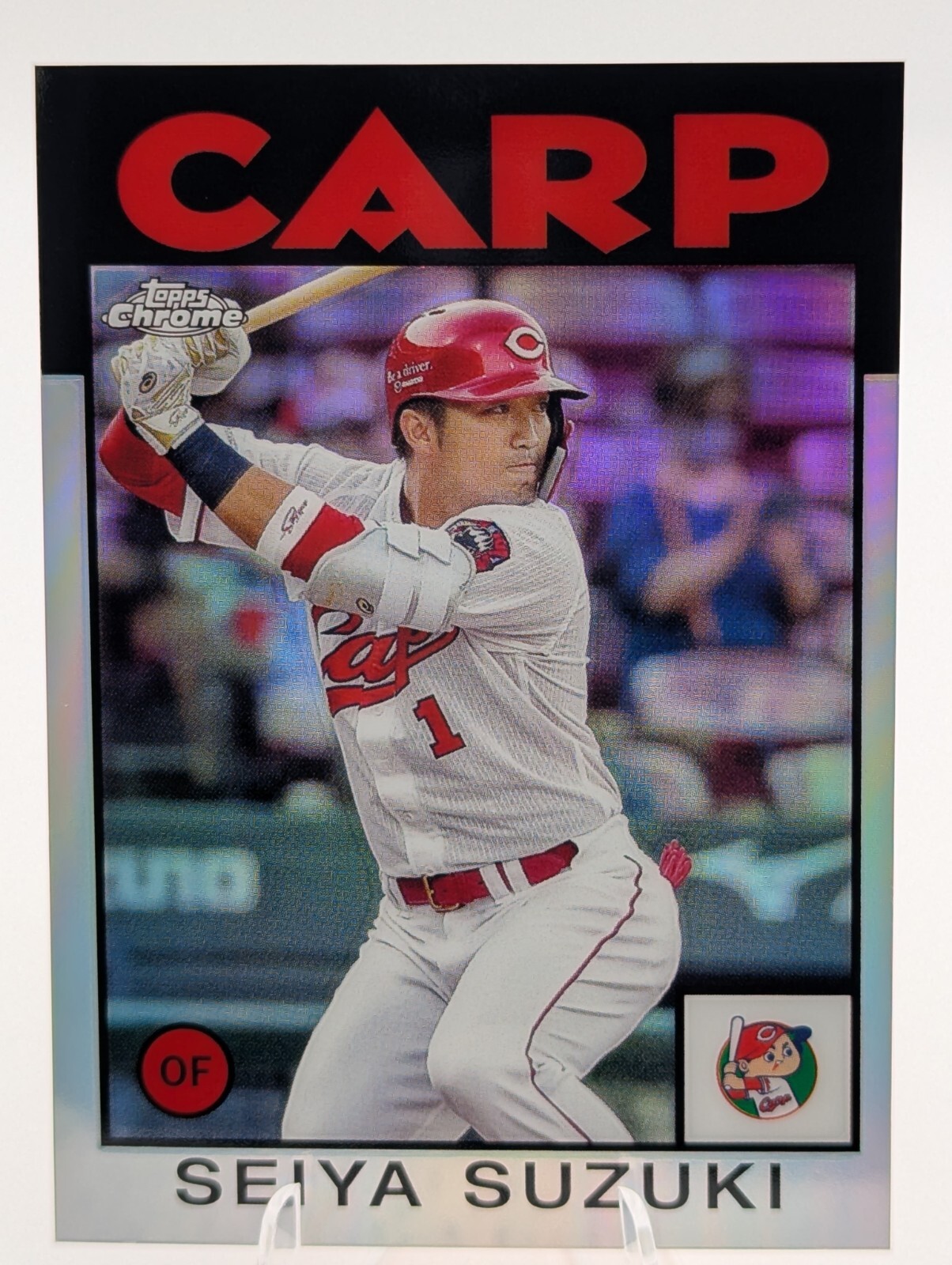 Seiya Suzuki 2021 Topps NPB Chrome Refractor Nippon CARP Japan Rookie RC