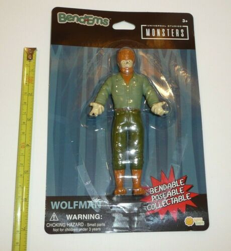 Juego Universal Studios Monsters Bend-Ems Creature Black Lagoon Dracula Wolfman - Imagen 4 de 6