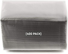 400 Pack - 2-Ply White Pre-folded Dinner Napkins 15 x 17 | Restaurant Supply