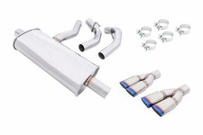 MEGAN AXLE BACK EXHAUST BURNT ROLLED QUAD TIPS FOR 14-UP MERCEDES BENZ CLA250