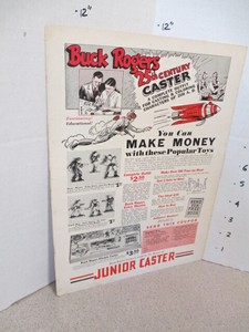 newspaper-ad-premium-1930s-BUCK-ROGERS-lead-casting-set-playset-space-ship-gun