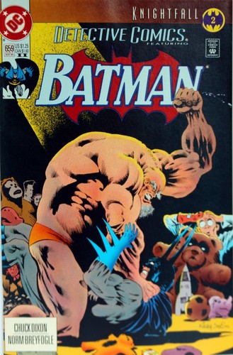 DC Comics Knightfall 2 Detective Comics Batman Puppen #659 Anfang Mai 1993 - Bild 1 von 2