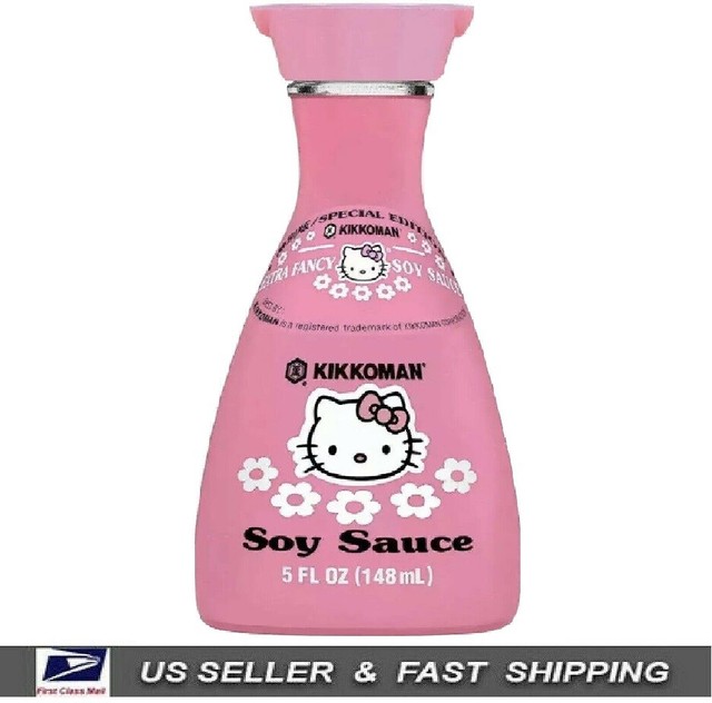 2018 Kikkoman Special Limited Edition Hello Kitty Soy Sauce Bottle 5oz