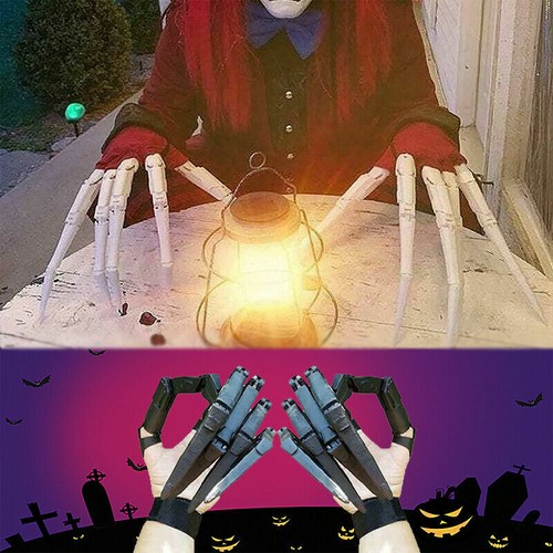 Halloween Dämonenkralle artikulierte Fingerverlängerungen Cosplay Home Party Dekor Requisite - Bild 2 von 14