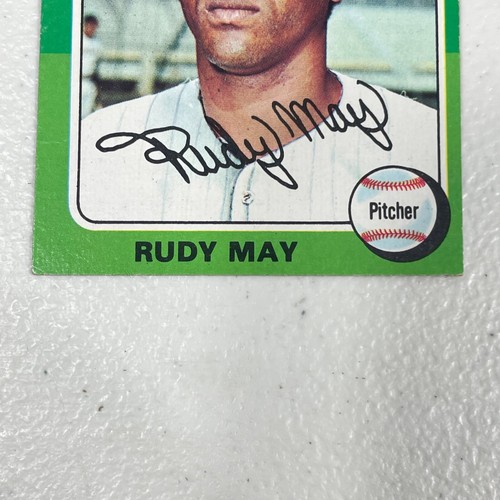 1975 Topps RUDY MAY #321 Card New York Yankees - Afbeelding 2 van 4