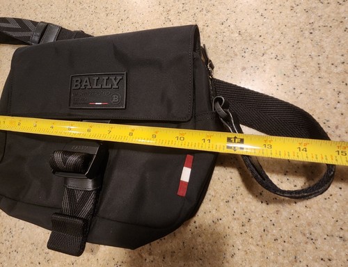 BALLY Rady Buckle Messenger Bag in Black - Picture 6 of 7