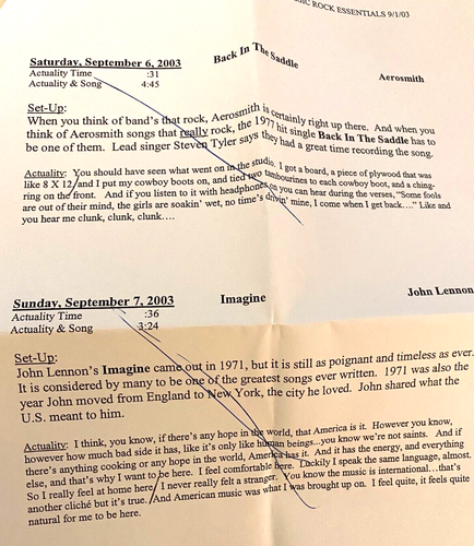 9/1/03 CLASSIC ROCK HITS/INTERVIEWS: STEVEN VAN ZANDT, JACK RUSSELL, JOHN LENNON - Picture 4 of 4