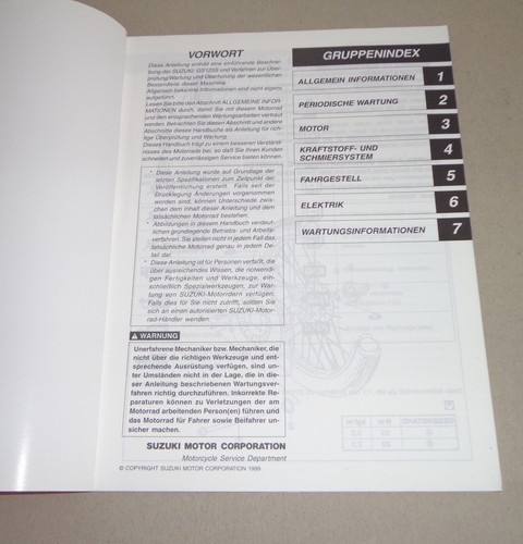 Manual De Taller / Manual De Mantenimiento Suzuki GS 125 S / GS125S De 03/1999 - Imagen 2 de 2