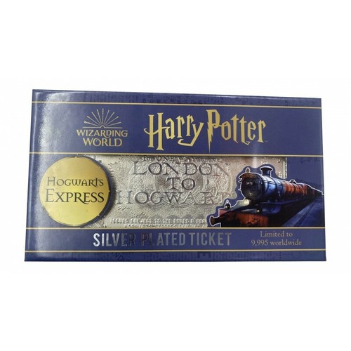 Harry Potter Hogwarts Silver Plated Ticket Limited To 9995 Worldwide - Bild 3 von 5