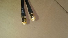 US MADE LMR-240 SMA Male to  SMA  Male 50 ohm coax cable 9 FT