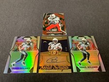 2017 Gold Standard Travis Benjamin GOLD SCRIPTS AUTO #62/99 + 3 PRIZMS
