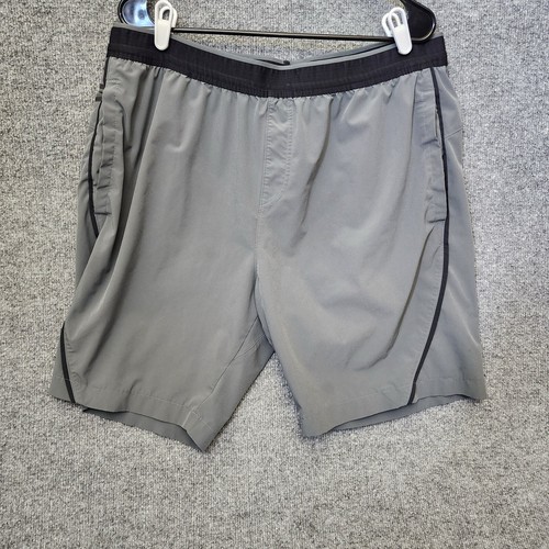 Under Armour Fitted Activewear Shorts Men’s Size XL Gray Elastic Waistband - 第 1/10 張圖片