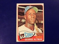 Topps 1965 George Altman #528 *HIGH NUMBER* Chicago Cubs EXC-NEAR MINT