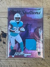 2023 Zenith Rookie Stallions Patch Jersey Card De’von Achane RC