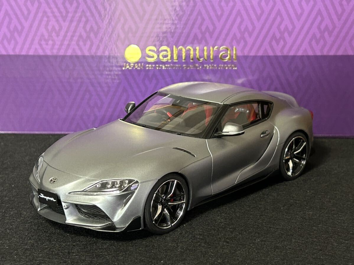 1/18 Kyosho Samurai Toyota GR Supra Silver w/ Box From Japan 1/18 Kyosho Samurai Toyota GR Supra Silver w/ Box From Japan