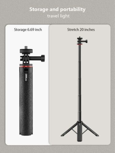 Universelles Stativ-Selfie-Stick für Insta360 DJI Pocket Action GoPro Telefon - Bild 3 von 21